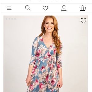 PinkBlush Maxi Dress🌸🍃